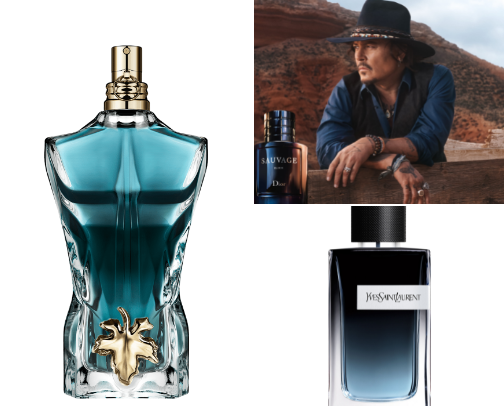 Perfumes I like on men🥵 cover photo collage