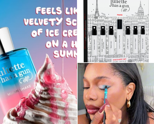 My Glow-up Beauty Faves cover photo collage