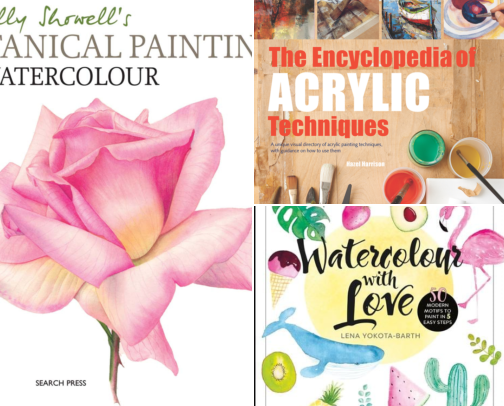 Books to help take your art further cover photo collage