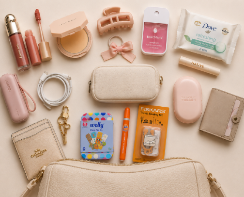 👜 What’s Always in My Bag cover photo collage
