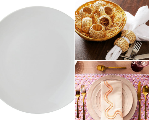 Dinner party necessities cover photo collage