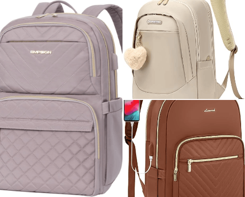 Backpack woman 🎒 cover photo collage