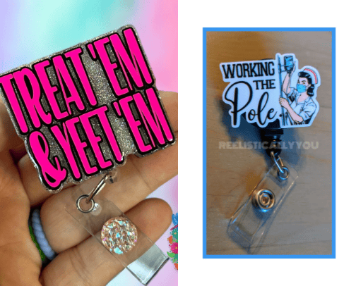 Badge Reels For Nurses- Cute & Great Quality cover photo collage