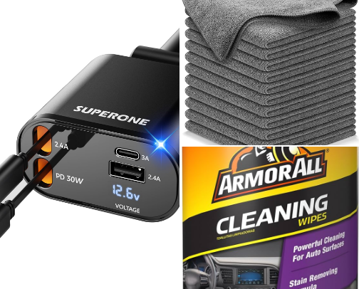 Car Essentials cover photo collage