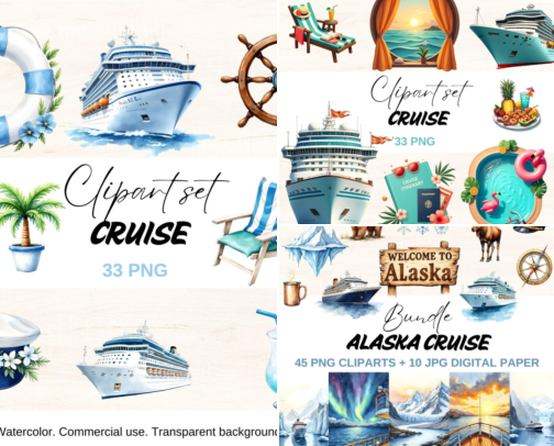 Digital Creations for Cruise & Camping cover photo collage