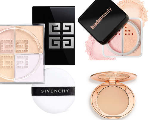 Stop Baking Your Face Like a 2016 Beauty Guru: 10 Holy Grail Blur Powders and Soft-Matte Bases That Deliver Filtered Skin Without the Cakey Mask cover photo collage