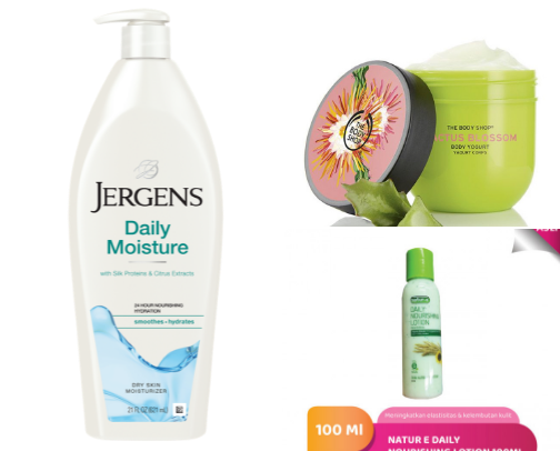 Body Lotions for My Lotion-Obsessed Self cover photo collage