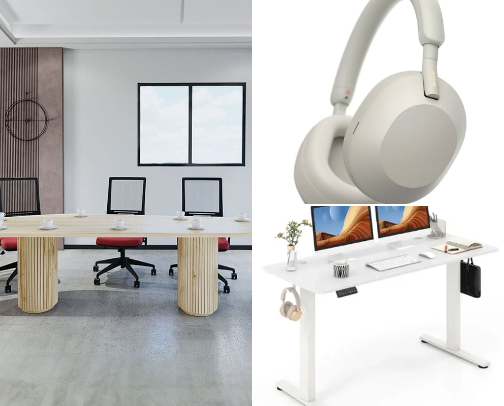 Work From Home Made Easy: Smart Tech Essentials for Comfort & Focus 💻 cover photo collage