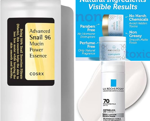 My Favorite Skincare Products cover photo collage
