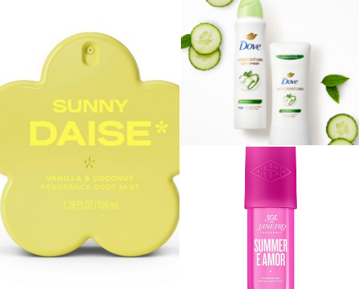 Body care cover photo collage