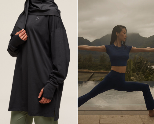 Shop my favorite athletic wear . cover photo collage