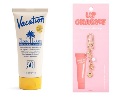 Sunscreen charm cover photo collage