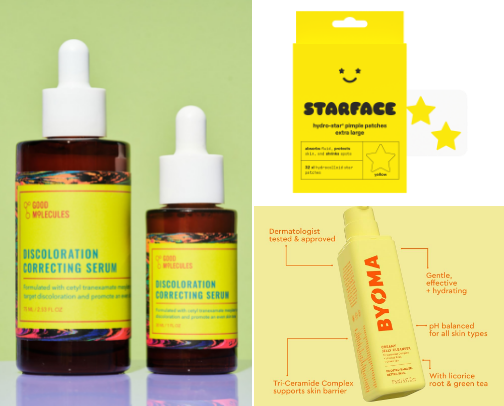 Oily Skin Care Routine cover photo collage
