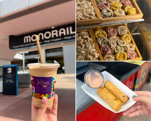 my disney food crawl cover photo collage