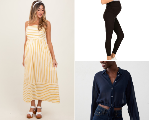 Lazy Girl Pregnancy Essentials (Easy, Comfortable & Low Effort) cover photo collage
