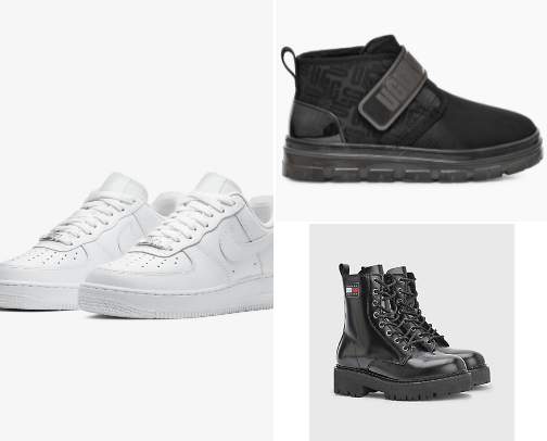 shoes cover photo collage