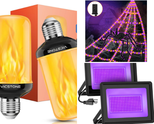 Amazon's BEST Halloween Lighting for 2025 cover photo collage