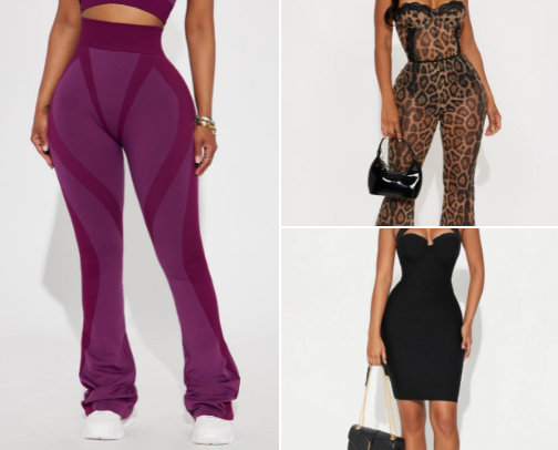 Fashion Nova for the Baddies cover photo collage