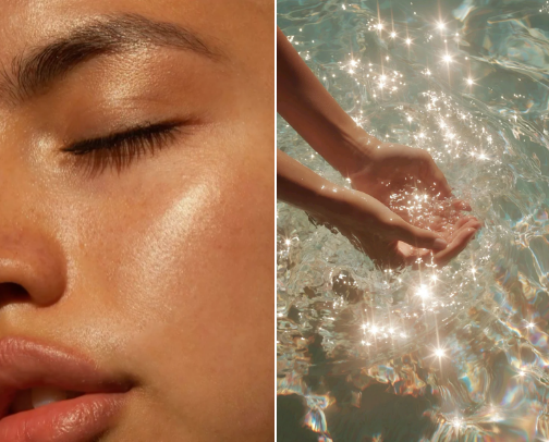 The Glow Starts Here ✨ cover photo collage
