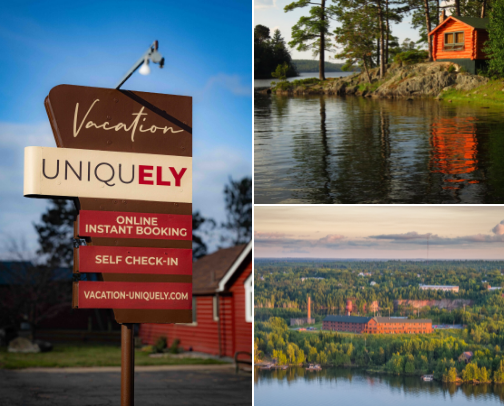 a summer weekend in Ely, MN cover photo collage