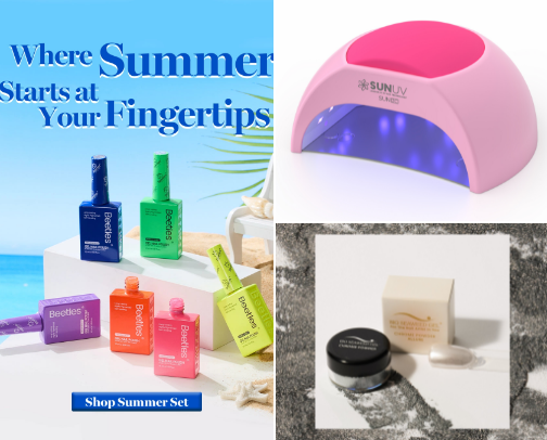 How I do my nails at home (gel edition) cover photo collage