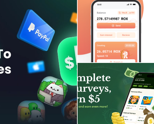 Earn Cash in your spare time cover photo collage
