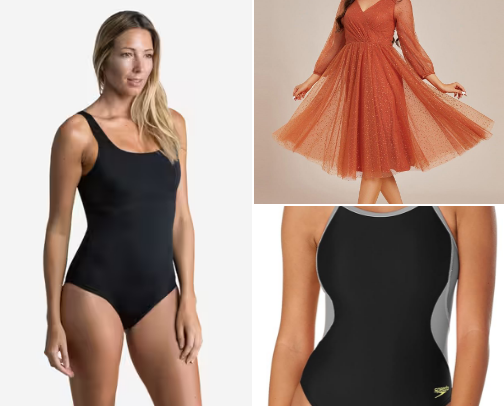 Fashion dresses and summer wear cover photo collage