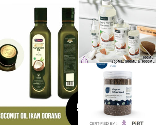 "Essential Organic Products for Healthy Living". cover photo collage