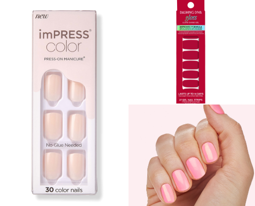 nail recs for weak/brittle nails that won’t ruin them cover photo collage