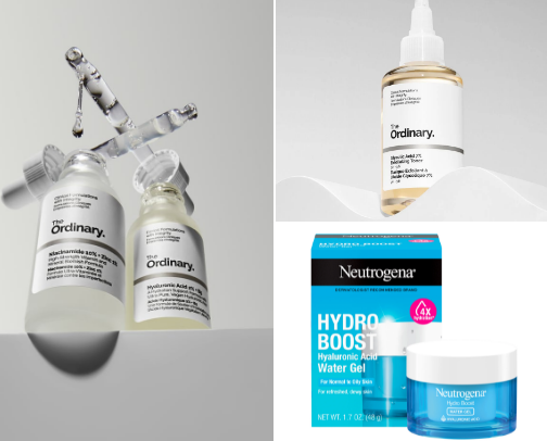 Skin care cover photo collage