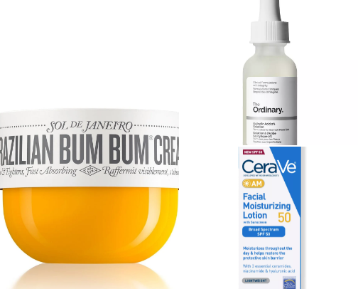 skincare cover photo collage