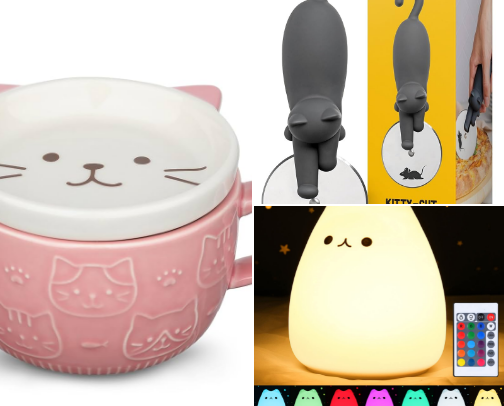 Gift ideas for cat lovers cover photo collage