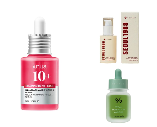 Korean Skincare favorites for mixed skin cover photo collage