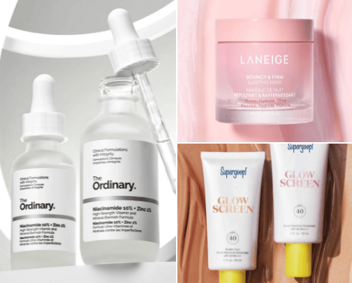 Skincare bestsellers for every skin type!🫧 cover photo collage