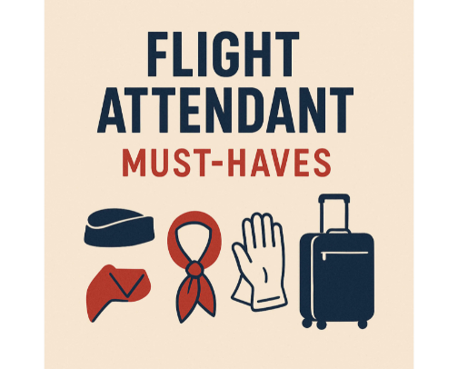 Flight Attendant Must Haves cover photo collage