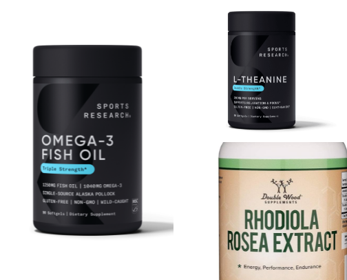 Anxiety and depression supplements cover photo collage