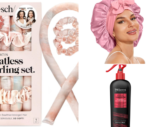 Products you need for the perfect hairstyles cover photo collage