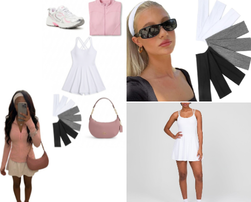 soft girl sporty set🎀 cover photo collage