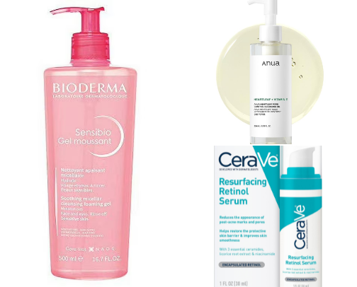 -Routine for oily/acne prone skin- cover photo collage