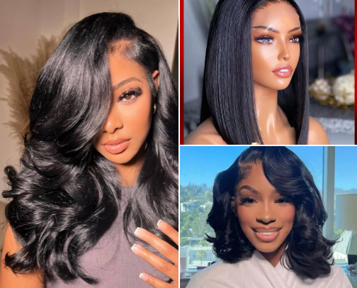 Cute good quality Wigs cover photo collage