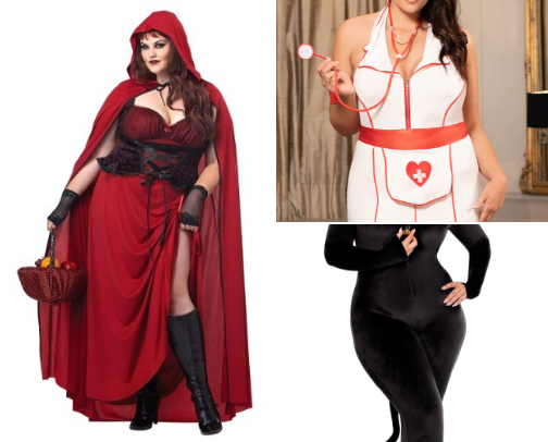 Sexy Plus Size Halloween Costumes For The Curvy Girls cover photo collage