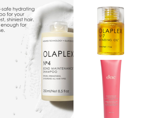 Hair Products cover photo collage