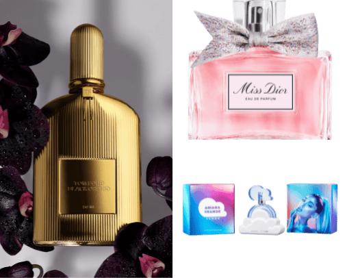 parfums cover photo collage