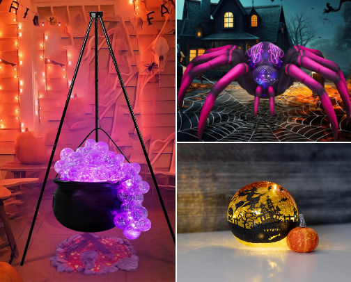 Outside Halloween Decor Must Haves cover photo collage