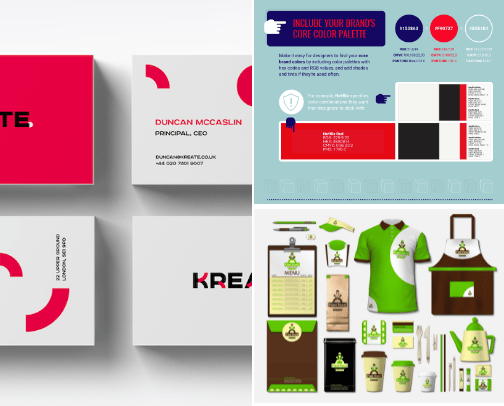 Brand Design cover photo collage