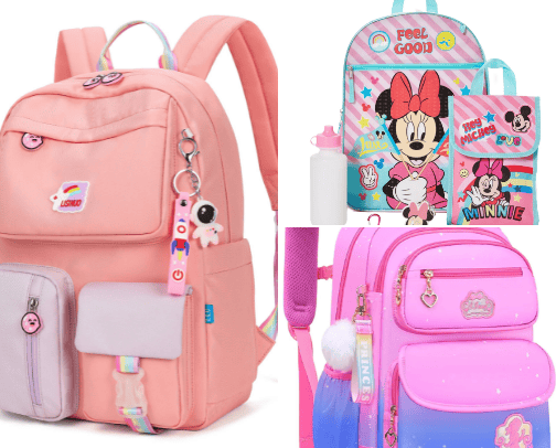 Backpacks for Elementary Students cover photo collage