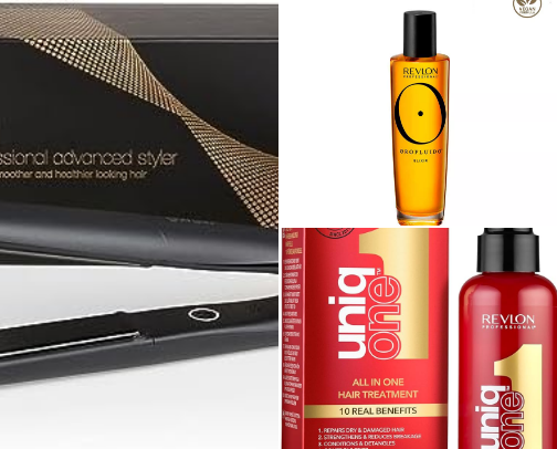 Products for damage hair 😘 cover photo collage