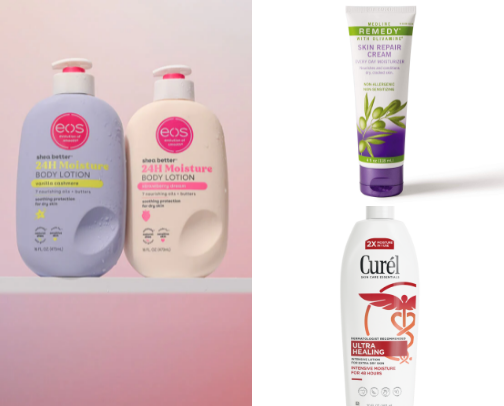 Lotions I recommend and love cover photo collage