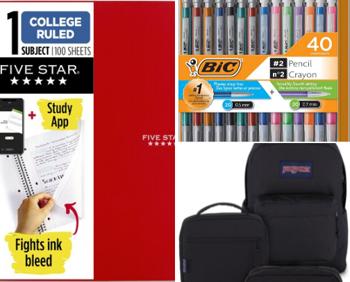 Best School Supplies for Middle and High School! cover photo collage