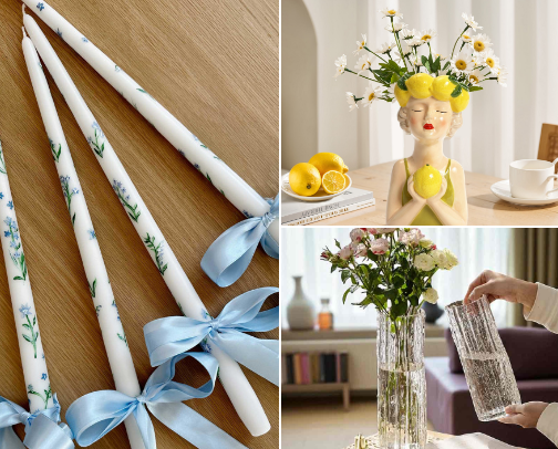 Home decorations🏡 cover photo collage